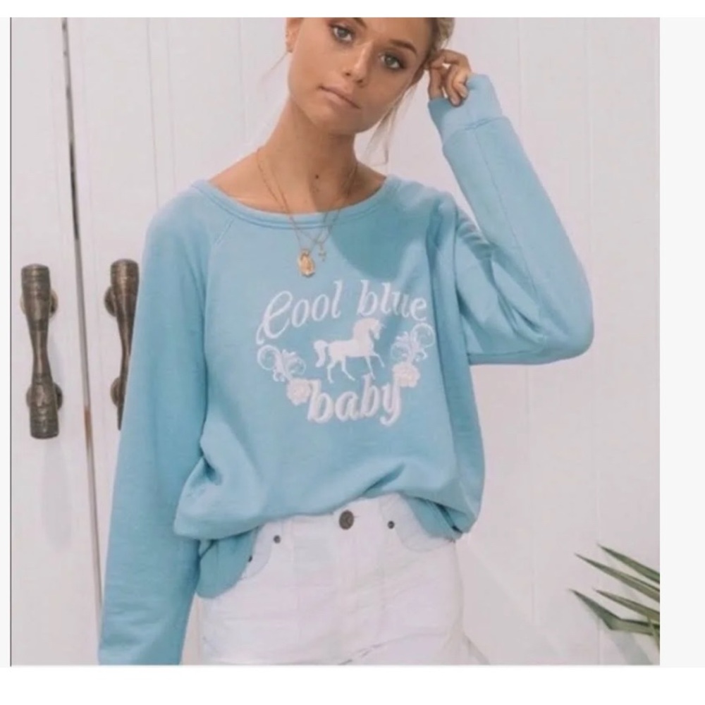 Spell Cool Blue Baby Sweatshirt